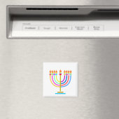 Hanukkah Menorah Lights Holiday Symbol Magnet (In Situ (Geschirrspüler))