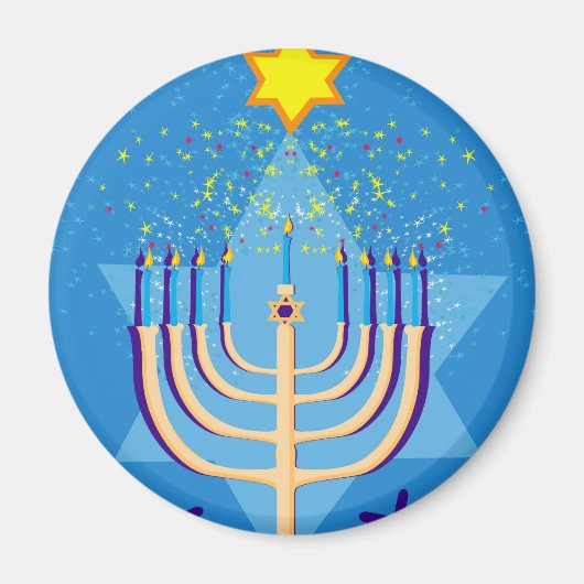hanukkah menorah magnet (Vorne)