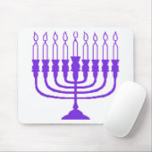 Hanukkah Menorah Mousepad (Mit Mouse)