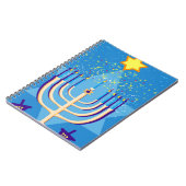 hanukkah menorah notizblock (Linke Seite)