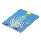 hanukkah menorah notizblock (Rotiert)