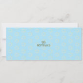 Hanukkah Menorah Olives | Grußkarte (Rückseite)