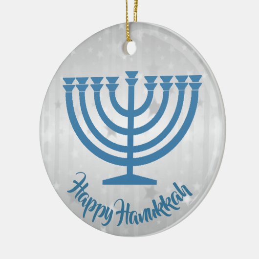 Hanukkah Menorah Ornament (Links)