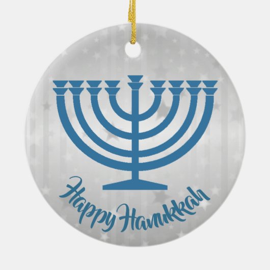 Hanukkah Menorah Ornament (Hinten)