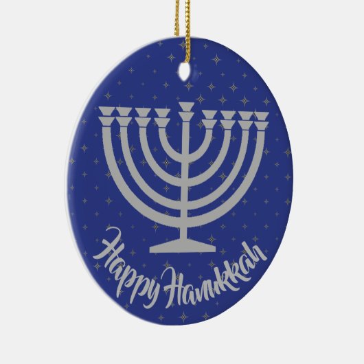 Hanukkah Menorah Ornament (Rechts)