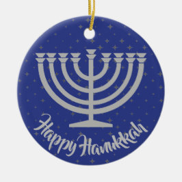 Hanukkah Menorah Ornament