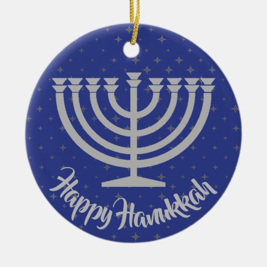 Hanukkah Menorah Ornament (Vorne)