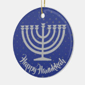 Hanukkah Menorah Ornament (Links)