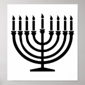 Hanukkah Menorah Poster (Vorne)