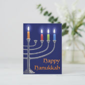 "Hanukkah Menorah." Postkarte (Stehend Vorderseite)