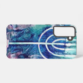 Hanukkah Menorah Samsung Galaxy S21 Handy Fall Hülle (Rückseite (Horizontal))