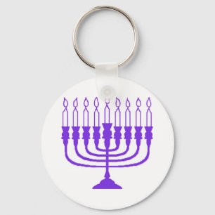 Hanukkah Menorah Schlüsselanhänger