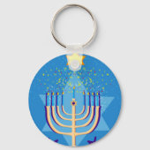 hanukkah menorah schlüsselanhänger (Vorderseite)