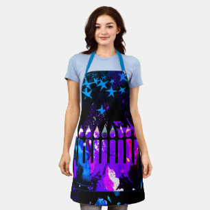 Hanukkah Menorah Schürze