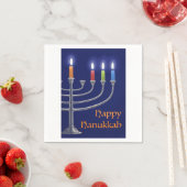 "Hanukkah Menorah." Servietten (Beispiel)