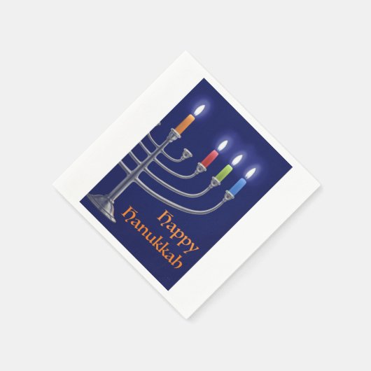 "Hanukkah Menorah." Servietten (Ecke)