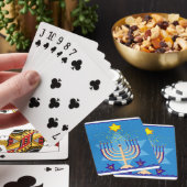 hanukkah menorah spielkarten (In Situ)