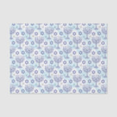 Hanukkah Menorah Star of David Doodle Art Style Seidenpapier (Vorderseite)