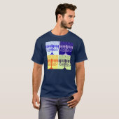 Hanukkah Menorah T-Shirt (Vorne ganz)