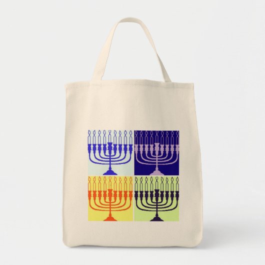Hanukkah Menorah Tragetasche (Vorne)