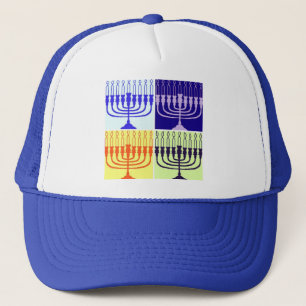 Hanukkah Menorah Truckerkappe