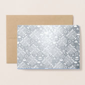 Hanukkah Menorahs Folienkarte (Vorderseite mit Umschlag)