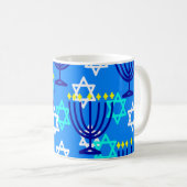 Hanukkah Menorahs Kaffeetasse (VorderseiteRechts)