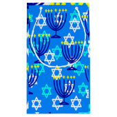 Hanukkah Menorahs Kleine Geschenktüte (Rückseite)