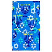 Hanukkah Menorahs Kleine Geschenktüte (Vorderseite)