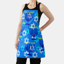 Hanukkah Menorahs Schürze