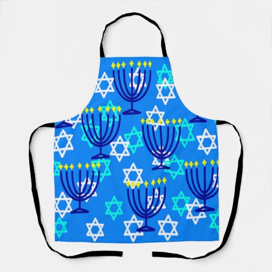 Hanukkah Menorahs Schürze (Vorderseite)