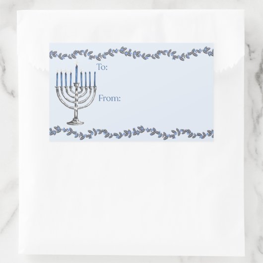Hanukkah Menorahs Sticker (Tasche)