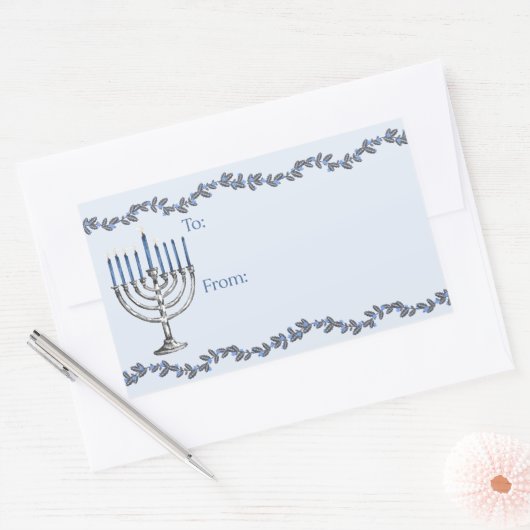 Hanukkah Menorahs Sticker (Umschlag)