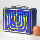 Hanukkah Metall Brotdose (Beispiel)