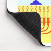 Hanukkah Minorah Mousepad (Ecke)