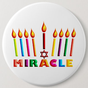 Hanukkah Miracle Button
