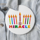 Hanukkah Miracle Button (Beispiel)