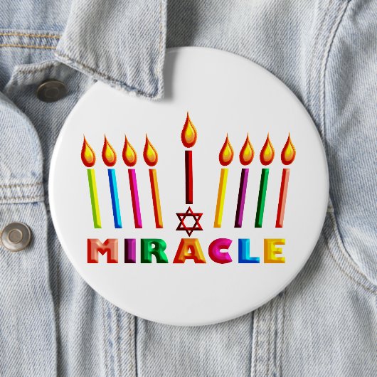 Hanukkah Miracle Button (Beispiel)