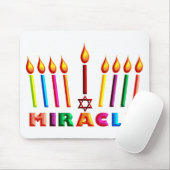 Hanukkah Miracle Mousepad (Mit Mouse)