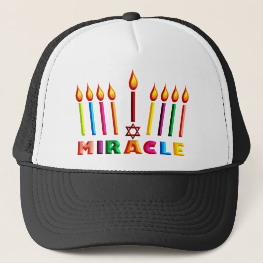 Hanukkah Miracle Truckerkappe (Vorderseite)