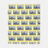 Hanukkah Mix-Tape Fleecedecke (Vorderseite)