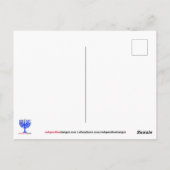 Hanukkah Mix-Tape Postkarte (Rückseite)