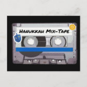 Hanukkah Mix-Tape Postkarte (Vorderseite)