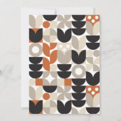 Hanukkah Mod Menorah Party Einladung (Rückseite)