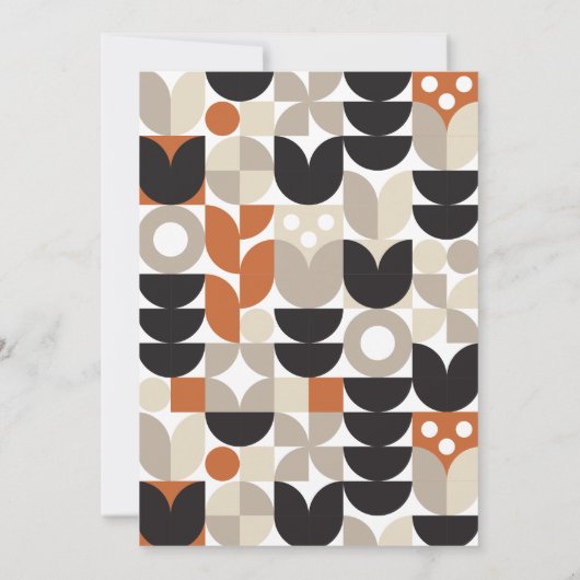 Hanukkah Mod Menorah Party Einladung (Rückseite)