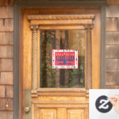 Hanukkah Modern Menorah Fensterheber Fensteraufkleber (Haustür)