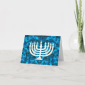 Hanukkah Mosaic Karte (Vorderseite)