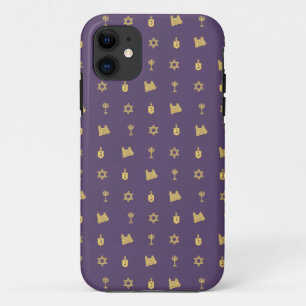 Hanukkah Motif lila iPhone 5 Selten dort Case-Mate iPhone Hülle