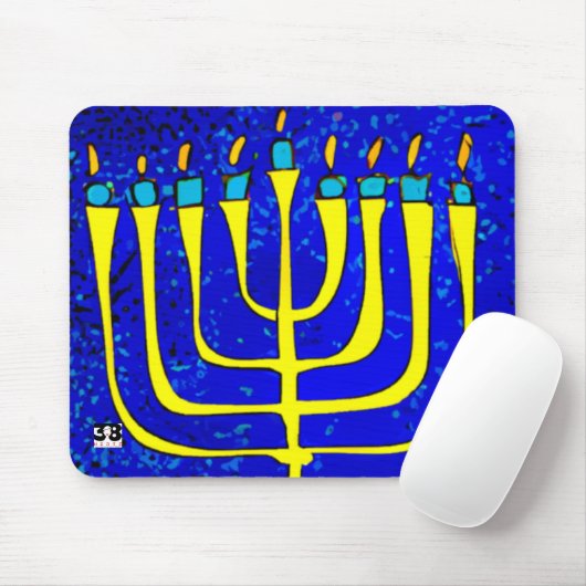 Hanukkah Mousepad (Mit Mouse)