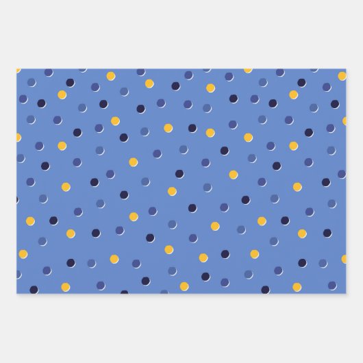 Hanukkah Muster Geschenkpapier (Vorderseite)